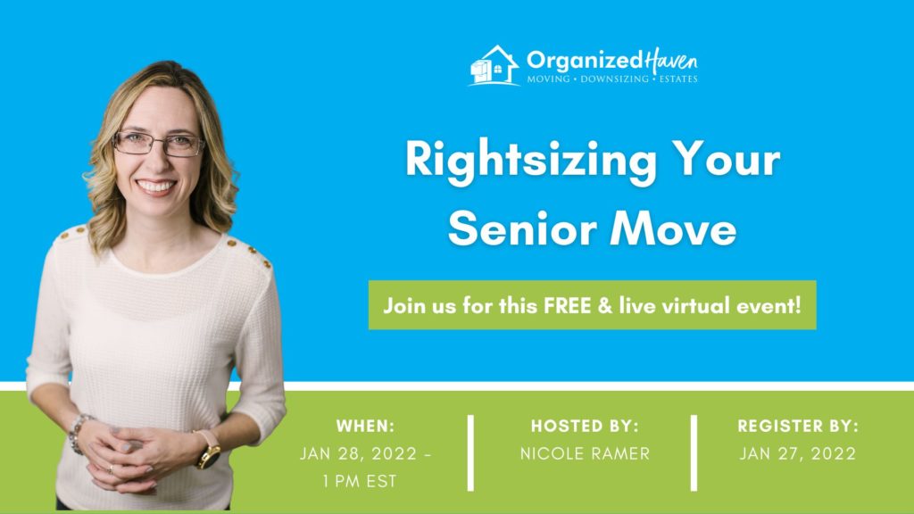 Rightsizing Your Senior Move Webinar