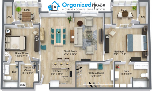 Organized Haven Space Plan