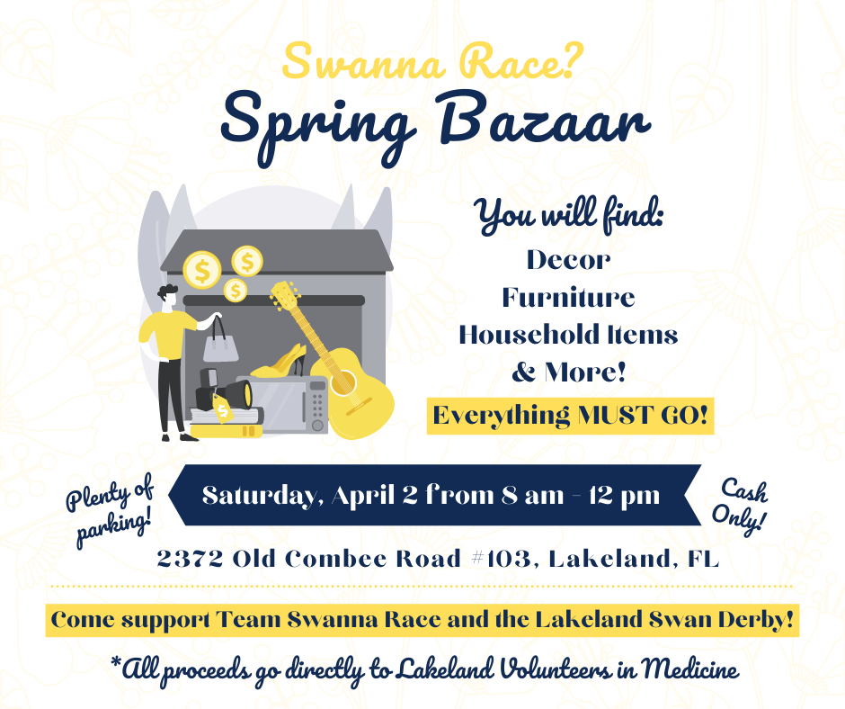Swanna Race? Spring Bazaar | Lakeland Volunteers in Medicine